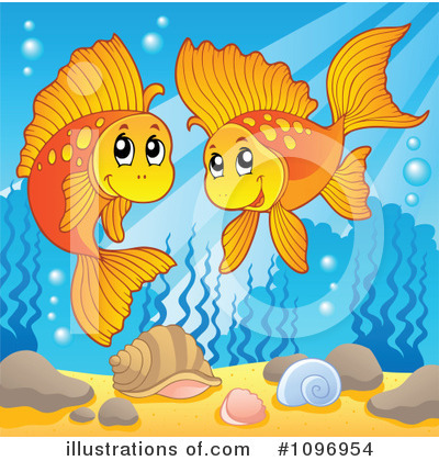 Goldfish Clipart #1096954 by visekart