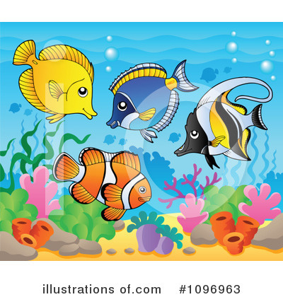 Royalty-Free (RF) Fish Clipart Illustration by visekart - Stock Sample #1096963
