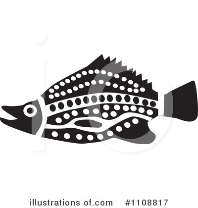 Royalty-Free (RF) Fish Clipart Illustration by Dennis Holmes Designs - Stock Sample #1108817