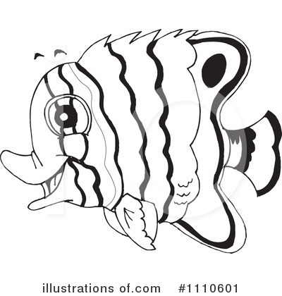 Marine Fish Clipart #1110601 by Dennis Holmes Designs