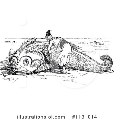 Royalty-Free (RF) Fish Clipart Illustration by Prawny Vintage - Stock Sample #1131014