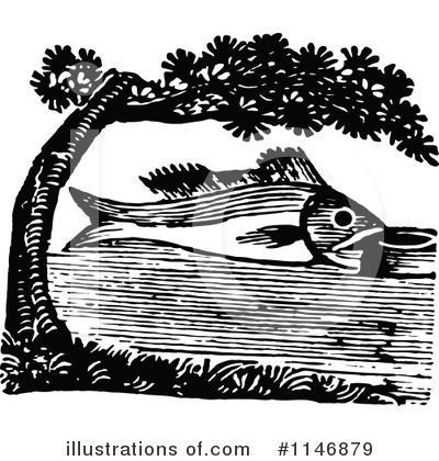 Royalty-Free (RF) Fish Clipart Illustration by Prawny Vintage - Stock Sample #1146879
