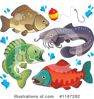 Royalty-Free (RF) Fish Clipart Illustration by visekart - Stock Sample #1167282
