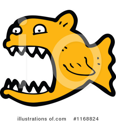 Royalty-Free (RF) Fish Clipart Illustration by lineartestpilot - Stock Sample #1168824