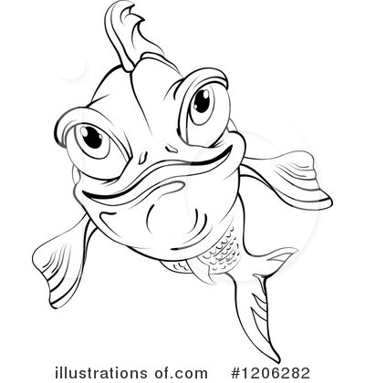 Royalty-Free (RF) Fish Clipart Illustration by merlinul - Stock Sample #1206282