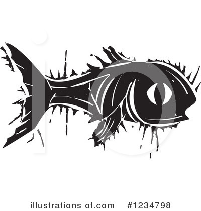 Royalty-Free (RF) Fish Clipart Illustration by xunantunich - Stock Sample #1234798