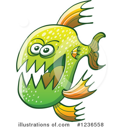 Royalty-Free (RF) Fish Clipart Illustration by Zooco - Stock Sample #1236558