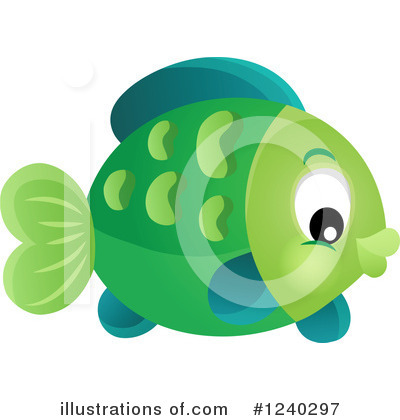 Royalty-Free (RF) Fish Clipart Illustration by visekart - Stock Sample #1240297