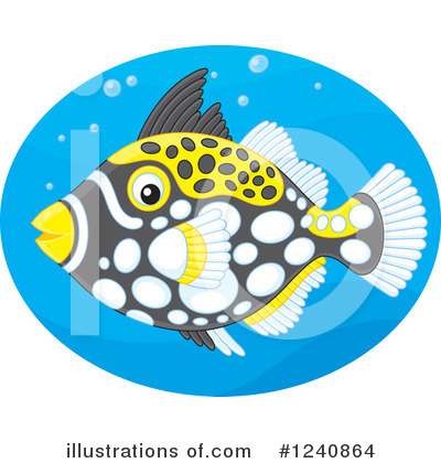 Royalty-Free (RF) Fish Clipart Illustration by Alex Bannykh - Stock Sample #1240864