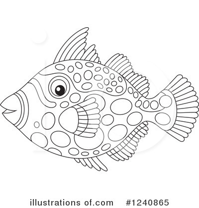 Royalty-Free (RF) Fish Clipart Illustration by Alex Bannykh - Stock Sample #1240865