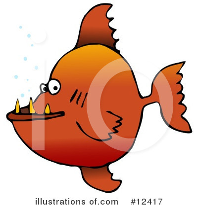 Royalty-Free (RF) Fish Clipart Illustration by djart - Stock Sample #12417