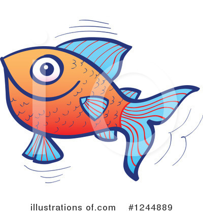 Royalty-Free (RF) Fish Clipart Illustration by Zooco - Stock Sample #1244889