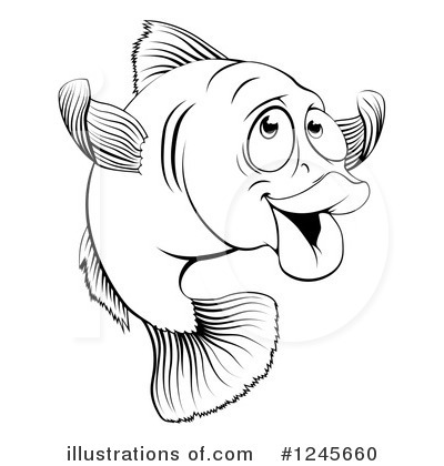 Royalty-Free (RF) Fish Clipart Illustration by AtStockIllustration - Stock Sample #1245660