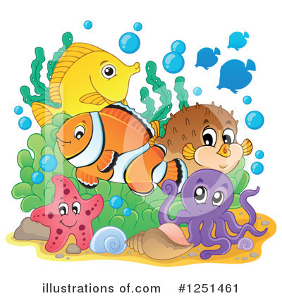 Anemone Fish Clipart #1251461 by visekart