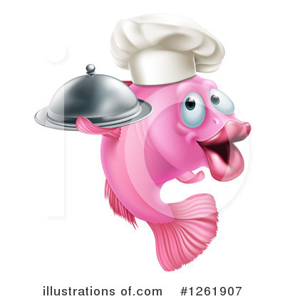 Royalty-Free (RF) Fish Clipart Illustration by AtStockIllustration - Stock Sample #1261907