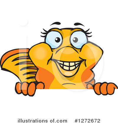 Goldfish Clipart #1272672 by Dennis Holmes Designs