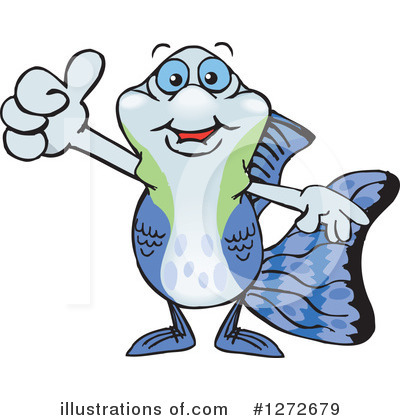 Royalty-Free (RF) Fish Clipart Illustration by Dennis Holmes Designs - Stock Sample #1272679