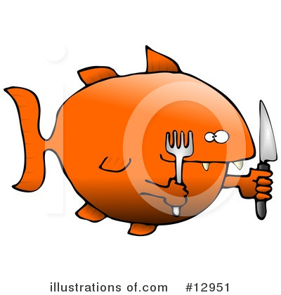Royalty-Free (RF) Fish Clipart Illustration by djart - Stock Sample #12951