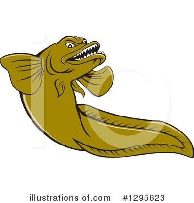 Royalty-Free (RF) Fish Clipart Illustration by patrimonio - Stock Sample #1295623