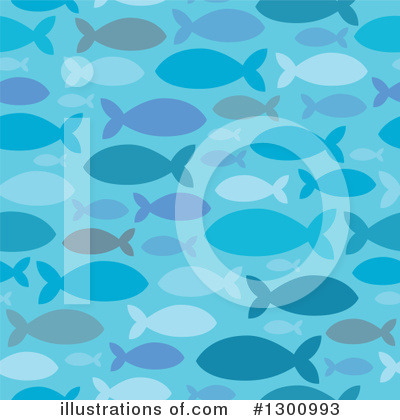 Royalty-Free (RF) Fish Clipart Illustration by visekart - Stock Sample #1300993