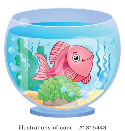 Royalty-Free (RF) Fish Clipart Illustration by visekart - Stock Sample #1315448