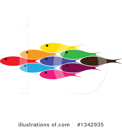 Royalty-Free (RF) Fish Clipart Illustration by ColorMagic - Stock Sample #1342935
