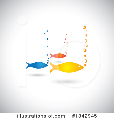 Royalty-Free (RF) Fish Clipart Illustration by ColorMagic - Stock Sample #1342945
