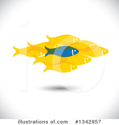 Royalty-Free (RF) Fish Clipart Illustration by ColorMagic - Stock Sample #1342957
