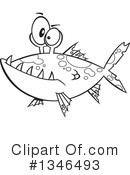 Fish Clipart #1346493 by toonaday