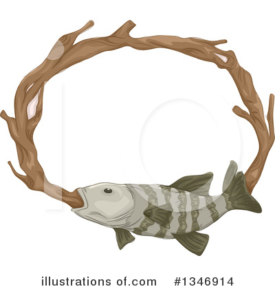 Royalty-Free (RF) Fish Clipart Illustration by BNP Design Studio - Stock Sample #1346914