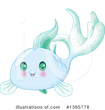 Royalty-Free (RF) Fish Clipart Illustration by Pushkin - Stock Sample #1365778
