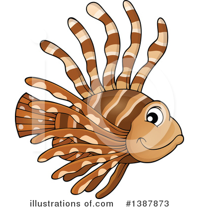 Lionfish Clipart #1387873 by visekart