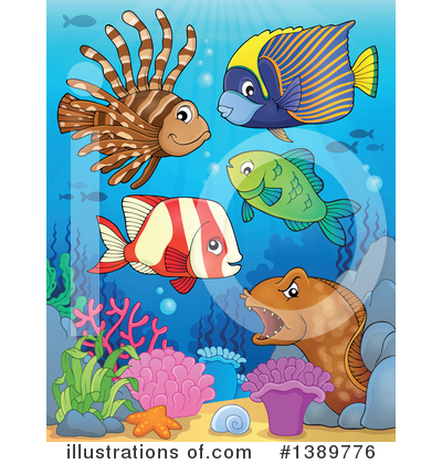 Lionfish Clipart #1389776 by visekart