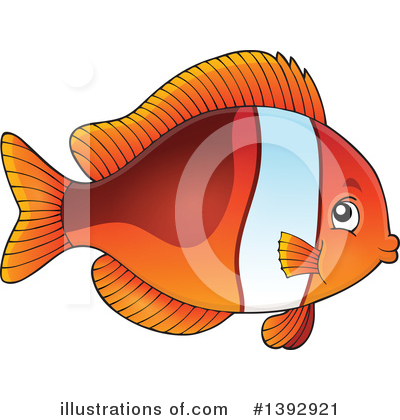 Royalty-Free (RF) Fish Clipart Illustration by visekart - Stock Sample #1392921