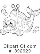 Fish Clipart #1392929 by visekart