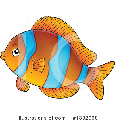 Clown Fish Clipart #1392930 by visekart