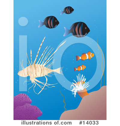 Lionfish Clipart #14033 by Rasmussen Images