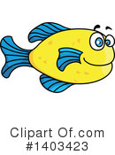 Fish Clipart #1403423 by Vector Tradition SM