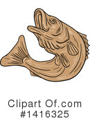 Fish Clipart #1416325 by patrimonio