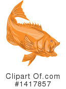 Fish Clipart #1417857 by patrimonio