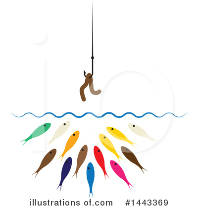 Royalty-Free (RF) Fish Clipart Illustration by ColorMagic - Stock Sample #1443369