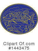 Fish Clipart #1443475 by patrimonio