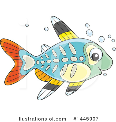 Royalty-Free (RF) Fish Clipart Illustration by Alex Bannykh - Stock Sample #1445907