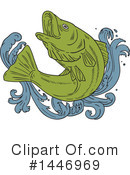Fish Clipart #1446969 by patrimonio