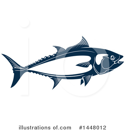 Tuna Clipart #1448012 by Vector Tradition SM