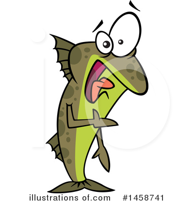 Royalty-Free (RF) Fish Clipart Illustration by toonaday - Stock Sample #1458741