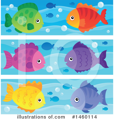 Royalty-Free (RF) Fish Clipart Illustration by visekart - Stock Sample #1460114