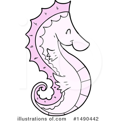 Seahorse Clipart #1490442 by lineartestpilot
