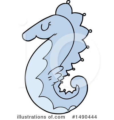 Seahorse Clipart #1490444 by lineartestpilot