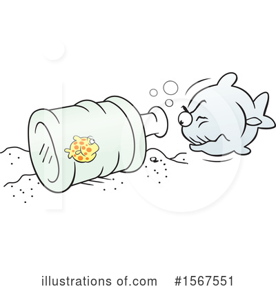 Royalty-Free (RF) Fish Clipart Illustration by Johnny Sajem - Stock Sample #1567551